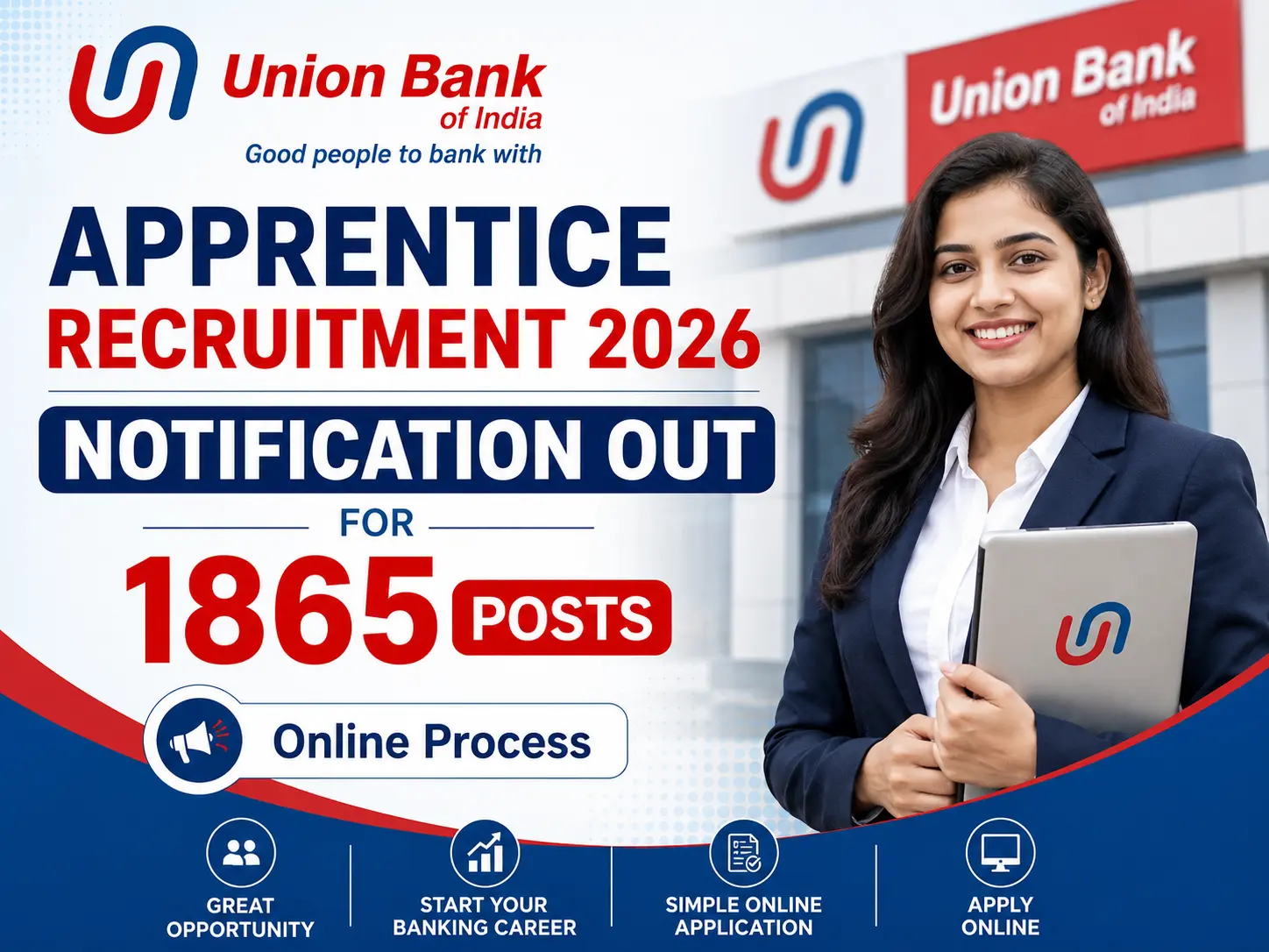 Union Bank 2026 Notification